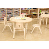 Elegant Height Adjustable Round Table, Learning SPACE