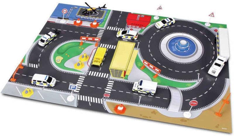 Emergency Forces Playset Including Playmat, Learning SPACE