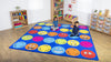 Emotions™ Interactive Square 3x3m Carpet, Learning SPACE