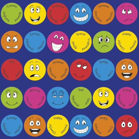 Emotions™ Interactive Square 3x3m Carpet, Learning SPACE