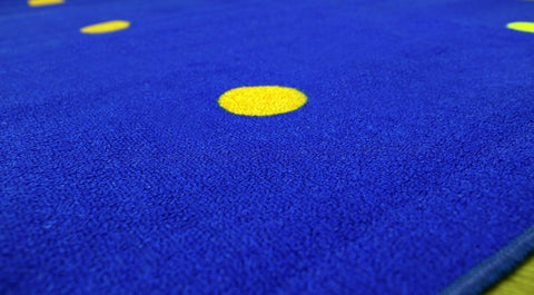 Essentials Rainbow Spots Indoor/Outdoor 3x2m Carpet, Learning SPACE