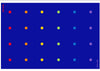 Essentials Rainbow Spots Indoor/Outdoor 3x2m Carpet, Learning SPACE