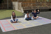 Essentials Rainbow Squares Indoor/Outdoor 3x2m Carpet, Learning SPACE