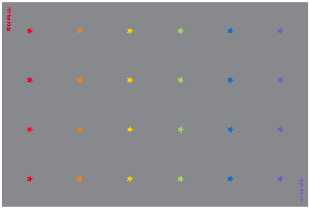 Essentials Rainbow Stars Indoor/Outdoor 3x2m Carpet-Dropship,Kit For Kids,Mats & Rugs,Natural,Neutral Colour,Placement Carpets,Rectangular,Rugs,Wellbeing Furniture-Learning SPACE