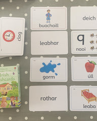 Everyday Words In Irish Flashcards, Learning SPACE