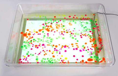 Exploration Light Tray For Light Panel A3 (Not Included)-AllSensory,Light Box Accessories,Stock,TickiT,Trays,Visual Sensory Toys,Water & Sand Toys-Learning SPACE