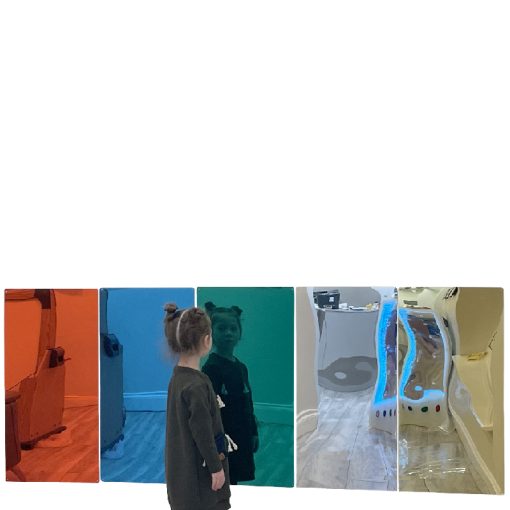 Extra Large Colourful Mirrors - Pack of 5, Learning SPACE