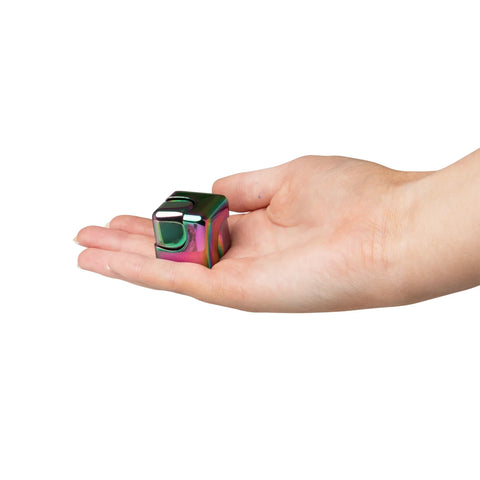 FIDGIX Metal Fidget Spinning Cube