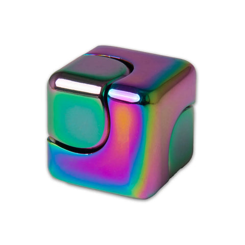 FIDGIX Metal Fidget Spinning Cube