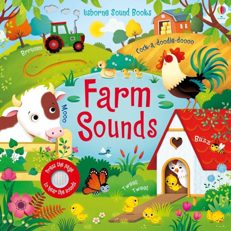 Farm Sounds - Noisy Book-AllSensory,Baby Books & Posters,Baby Musical Toys,Baby Sensory Toys,Calming & Anxiety,Early Years Books & Posters,Early Years Literacy,Farms & Construction,Helps With,Imaginative Play,Music,Sensory Seeking,Sound,Stock,Usborne Books-Learning SPACE