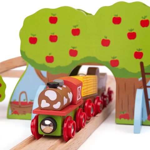 Farm Train Set-Bigjigs Rail,Christmas,Christmas 2025,Gifts For 3-5 Years Old,Gifts for 5-7 Years Old,Train-Learning SPACE