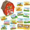 Farmyard Families - Matching and Posting Game-Early years Games & Toys,Early Years Maths,Farms & Construction,Games & Toys,Gifts For 3-5 Years Old,Imaginative Play,Maths,Memory Pattern & Sequencing,Orchard Toys,Primary Games & Toys,Primary Maths-Learning SPACE
