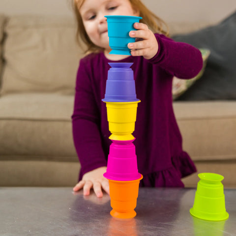 Fat Brin Toys Suction Kupz, Learning SPACE