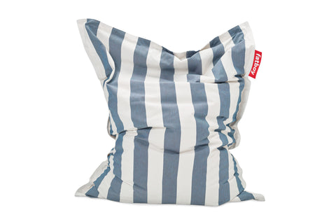 Fatboy Original Outdoor Bean Bag-Sofas-AllSensory,Bean Bags,Bean Bags & Cushions,Chill Out Area,Christmas,Fatboy,Full Size Seating,Nurture Room,Outdoor Furniture,Outdoor Seating,Seating,Teenage & Adult Sensory Gifts,Wellbeing Furniture-Stripe Ocean Blue-104558-Learning SPACE