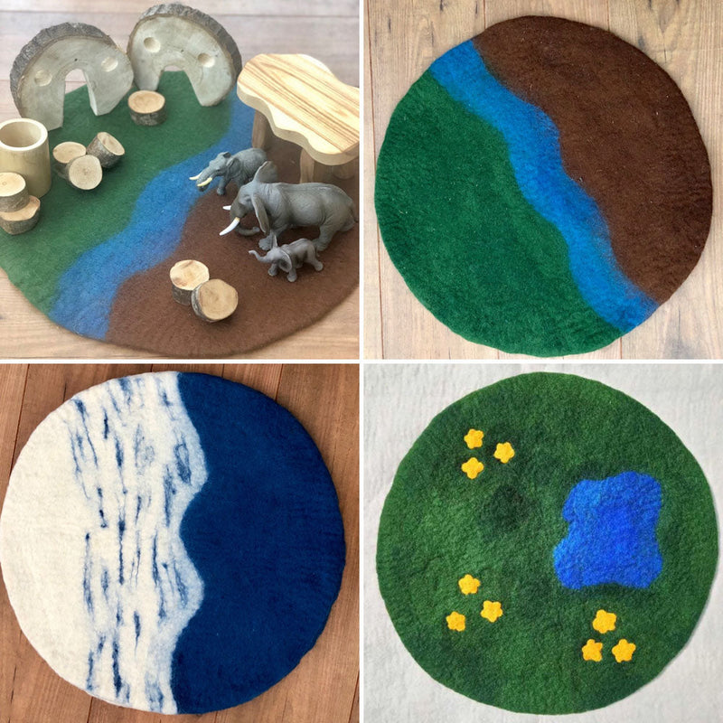 Felt Scenery Mats (3Pk), Learning SPACE