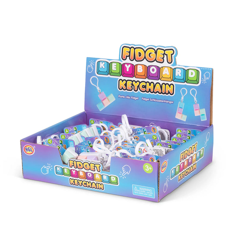 Fidget Keyboard Keychain, Learning SPACE