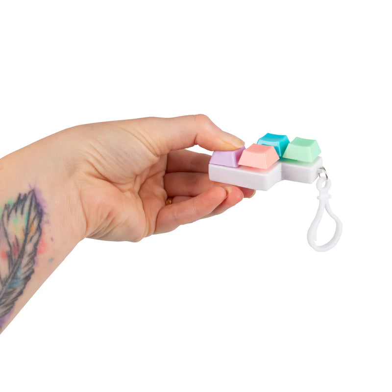 Fidget Keyboard Keychain, Learning SPACE
