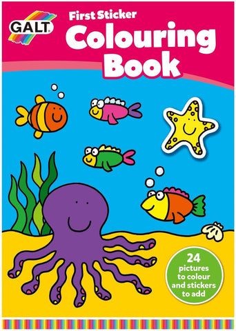 First Sticker Colouring Book, Learning SPACE
