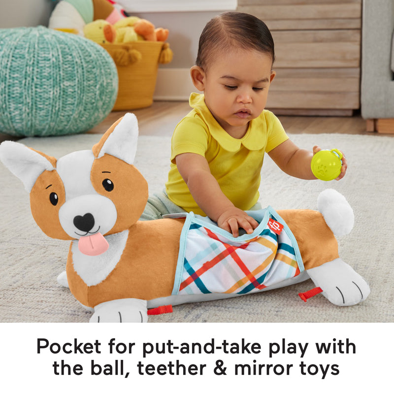 Fisher-Price Corgi Tummy Time Puppy Wedge, Learning SPACE