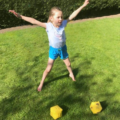 Fitness Dice - Set of 2-Active Games,Additional Need,Calmer Classrooms,eduk8,Exercise,Garden Game,Gross Motor and Balance Skills,Helps With,Outdoor Toys & Games-Learning SPACE