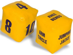 Fitness Dice - Set of 2-Active Games,Additional Need,Calmer Classrooms,eduk8,Exercise,Garden Game,Gross Motor and Balance Skills,Helps With,Outdoor Toys & Games-Learning SPACE