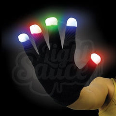 Flashing Gloves - White, Learning SPACE