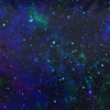 Floor Cushion Galaxy Print UV Reactive Children's Bean Bag, Learning SPACE