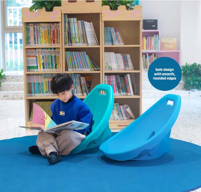 Floor Rocking Chairs Pack of 4, Learning SPACE
