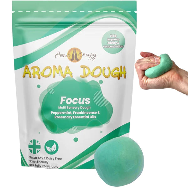 Focus Aroma Dough | Aromatherapy Multi Sensory Playdough-ADD/ADHD,AllSensory,Aroma Dough,Arts & Crafts,Calming & Anxiety,Calming and Relaxation,Craft Activities & Kits,Early Arts & Crafts,Featured,Fidget,Helps With,Messy Play,Modelling Clay,Neuro Diversity,Primary Arts & Crafts,SCOTEXCEL,Sensory Processing Disorder,Sensory Seeking,Sensory Smells,Squishing Fidget,Tactile Toys & Books,Toys for Anxiety-Learning SPACE