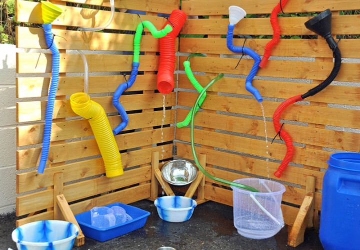 Foldable Corner Waterwall, Learning SPACE