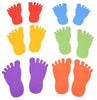 Foot Marks Set Of 6 Pairs-Active Games,Additional Need,Balancing Equipment,EDX,Gross Motor and Balance Skills,Stepping Stones,Stock-Learning SPACE