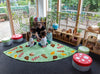 Forest Friends™ Corner Placement 2x2m Carpet, Learning SPACE
