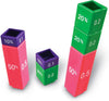 Fraction Tower Cubes Equivalency Set, Learning SPACE