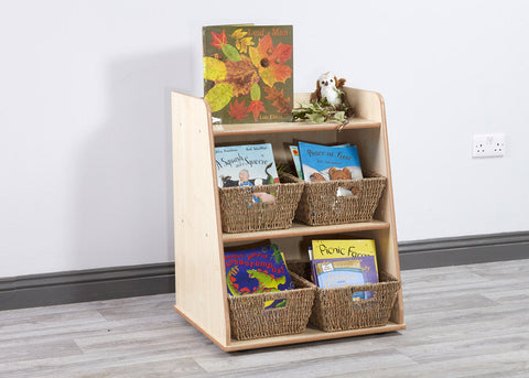 Free Standing Maple Shelf Narrow, Learning SPACE