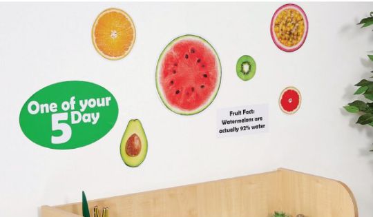 Fruit Slices Sticker Set, Learning SPACE