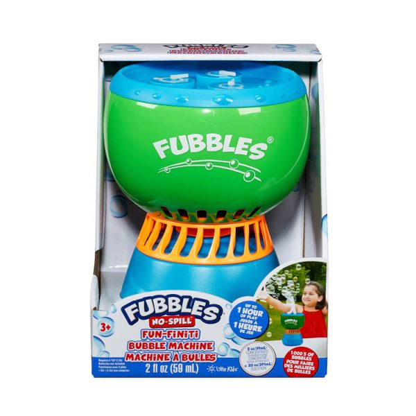 Fubbles No-Spill Fun-Finiti Bubble Machine, Learning SPACE