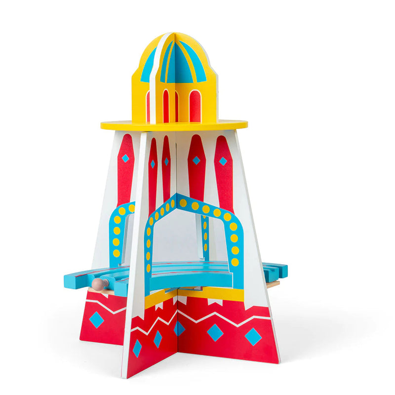 Fun Fair Train Set Wooden Railway, Learning SPACE