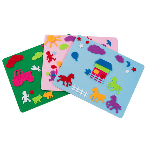 Fuzzy Felt Educational Bumper Set, Learning SPACE