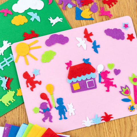 Fuzzy Felt Educational Bumper Set, Learning SPACE