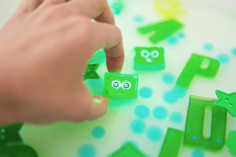Glo Pals Light up Sensory Cubes - 4 Pack, Learning SPACE
