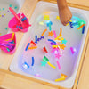 Glo Pals Light up Sensory Cubes - 4 Pack, Learning SPACE