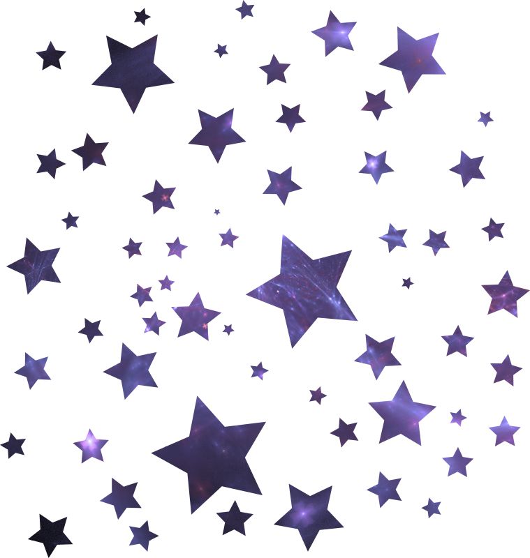 Galaxy Stars in space Wall Stickers (Pack of 56), 60x63 cm Decorative Stickers Learning SPACE