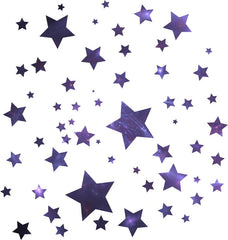 Galaxy Stars in space Wall Stickers (Pack of 56)-Decorative Stickers-Dropship,Outer Space,Star & Galaxy Theme Sensory Room,Sticker,Wall & Ceiling Stickers,Wall Decor-60x63 cm-A18136S-Learning SPACE