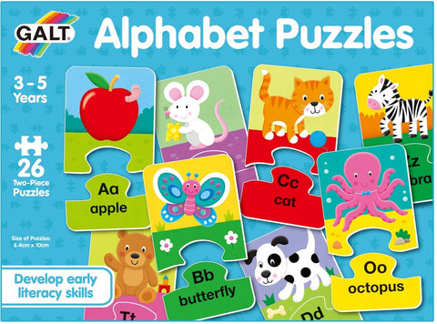 Galt Alphabet Puzzles-13-99 Piece Jigsaw,Down Syndrome,Early Years Literacy,Galt,Games & Toys,Gifts For 2-3 Years Old,Learn Alphabet & Phonics,Literacy Toys,Primary Literacy,Stock-Learning SPACE