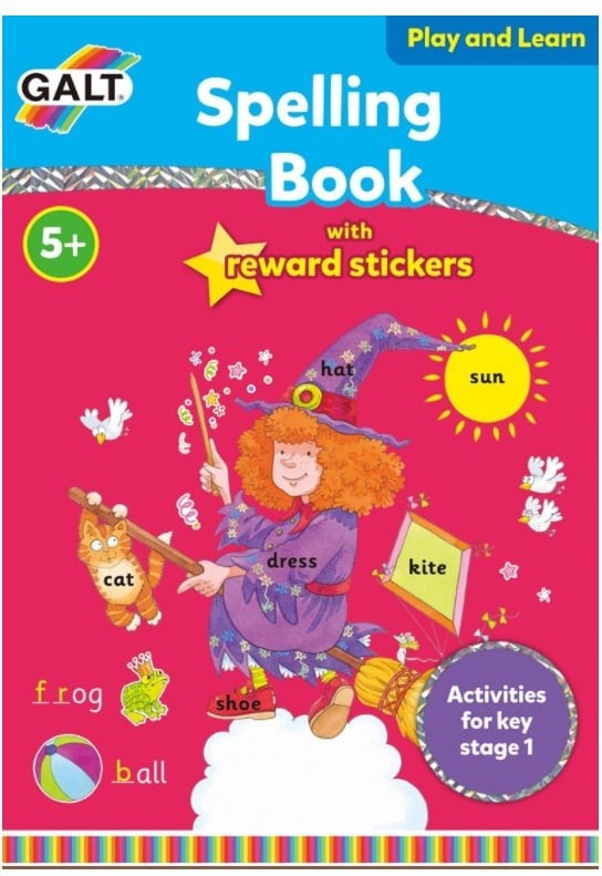 Galt Home Learning Book - Spelling-Dyslexia,Early Years Literacy,Galt,Literacy Worksheets & Test Papers,Primary Literacy,Spelling Games & Grammar Activities,Stock-Learning SPACE