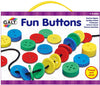 Galt Toys Fun Buttons – Colourful Threading & Stacking Activity Set, Learning SPACE