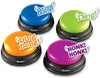 Game Show Answer Buzzer - Set of 4-Calmer Classrooms,Calming & Anxiety,Cerebral Palsy,communication,Early Years Musical Toys,Helps With,Learning Resources,Music,Neuro Diversity,Physical Needs,Primary Literacy,Sound,Speaking & Listening,Stock,Talking Buttons & Buzzers-Learning SPACE