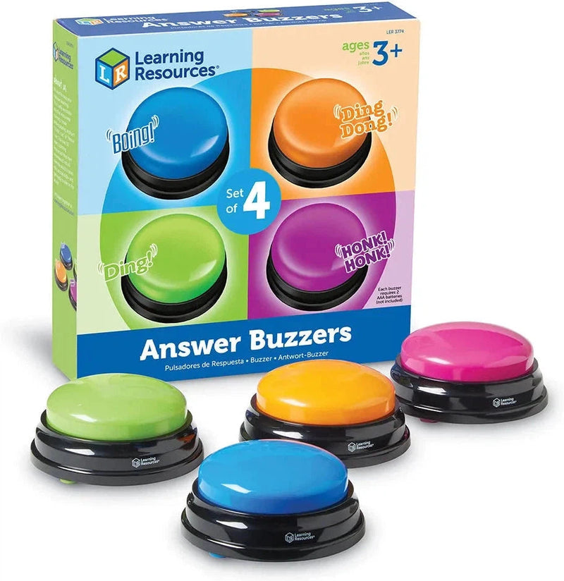 Game Show Answer Buzzer - Set of 4, Learning SPACE