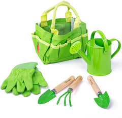 Gardening Small Tote Bag with Tools Childrens-Bigjigs Toys,Calmer Classrooms,Forest School & Outdoor Garden Equipment,Garden Game,Garden Tools,Helps With,Messy Play,Pollination Grant,Seasons,Sensory Garden,Spring,Stock,Toy Garden Tools-Learning SPACE