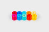 Gem Circles - Crystal Colour Acrylic Set, Pack of 10 Learning SPACE